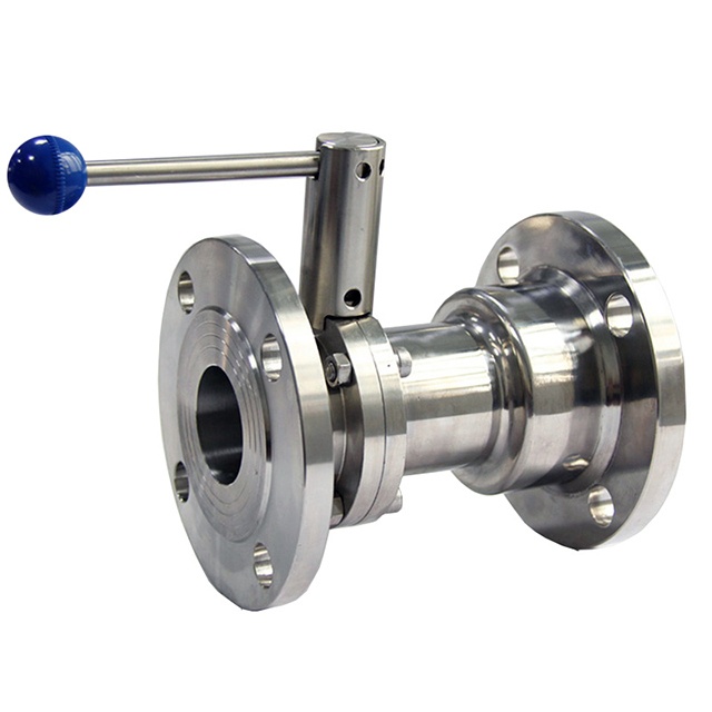 Sanitary Flanged Butterfly Check Valve