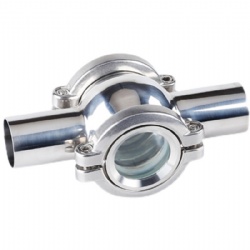 sanitary Tri Clamp Ball Sight Glass 4 Way