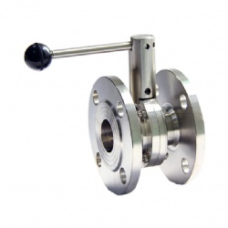 Sanitary Flanged Butterfly Valve