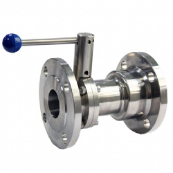 Sanitary Flanged Butterfly Check Valve