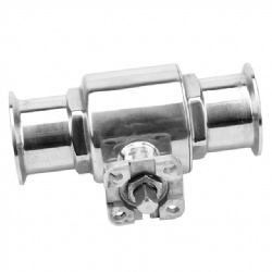 Sanitary high platform Tri Clamp Ball Valve