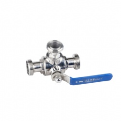 Sanitary 3-way thread Ball Valve