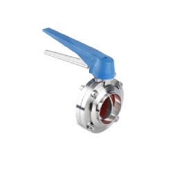 Sanitary Handle Lever Weld Butterfly Valve